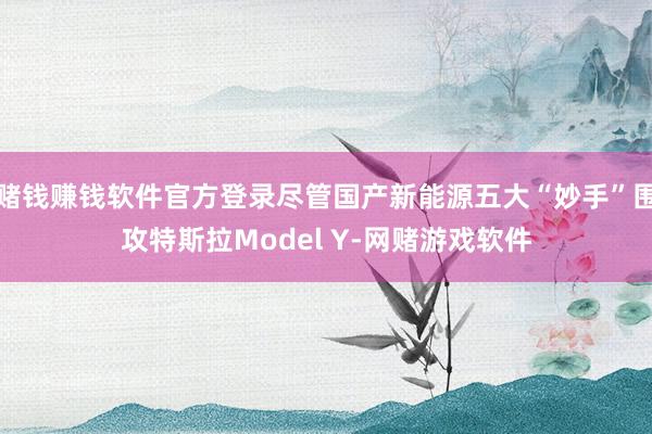赌钱赚钱软件官方登录尽管国产新能源五大“妙手”围攻特斯拉Model Y-网赌游戏软件