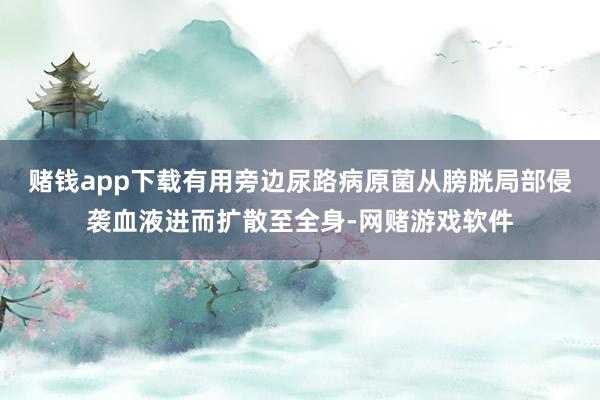 赌钱app下载有用旁边尿路病原菌从膀胱局部侵袭血液进而扩散至全身-网赌游戏软件