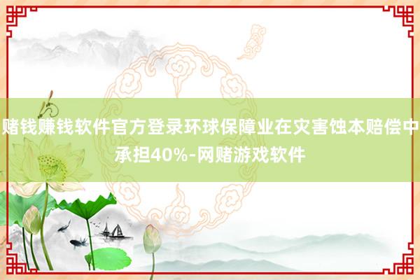 赌钱赚钱软件官方登录环球保障业在灾害蚀本赔偿中承担40%-网赌游戏软件