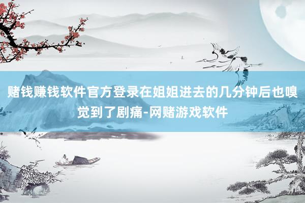 赌钱赚钱软件官方登录在姐姐进去的几分钟后也嗅觉到了剧痛-网赌游戏软件