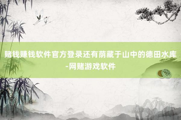 赌钱赚钱软件官方登录还有荫藏于山中的德田水库-网赌游戏软件