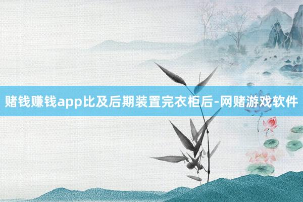 赌钱赚钱app比及后期装置完衣柜后-网赌游戏软件