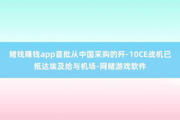 赌钱赚钱app首批从中国采购的歼-10CE战机已抵达埃及给与机场-网赌游戏软件