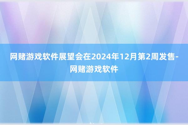 网赌游戏软件展望会在2024年12月第2周发售-网赌游戏软件