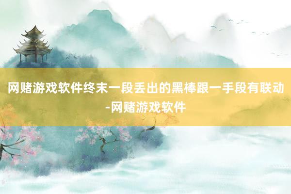 网赌游戏软件终末一段丢出的黑棒跟一手段有联动-网赌游戏软件