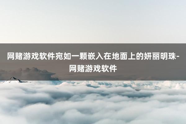 网赌游戏软件宛如一颗嵌入在地面上的妍丽明珠-网赌游戏软件